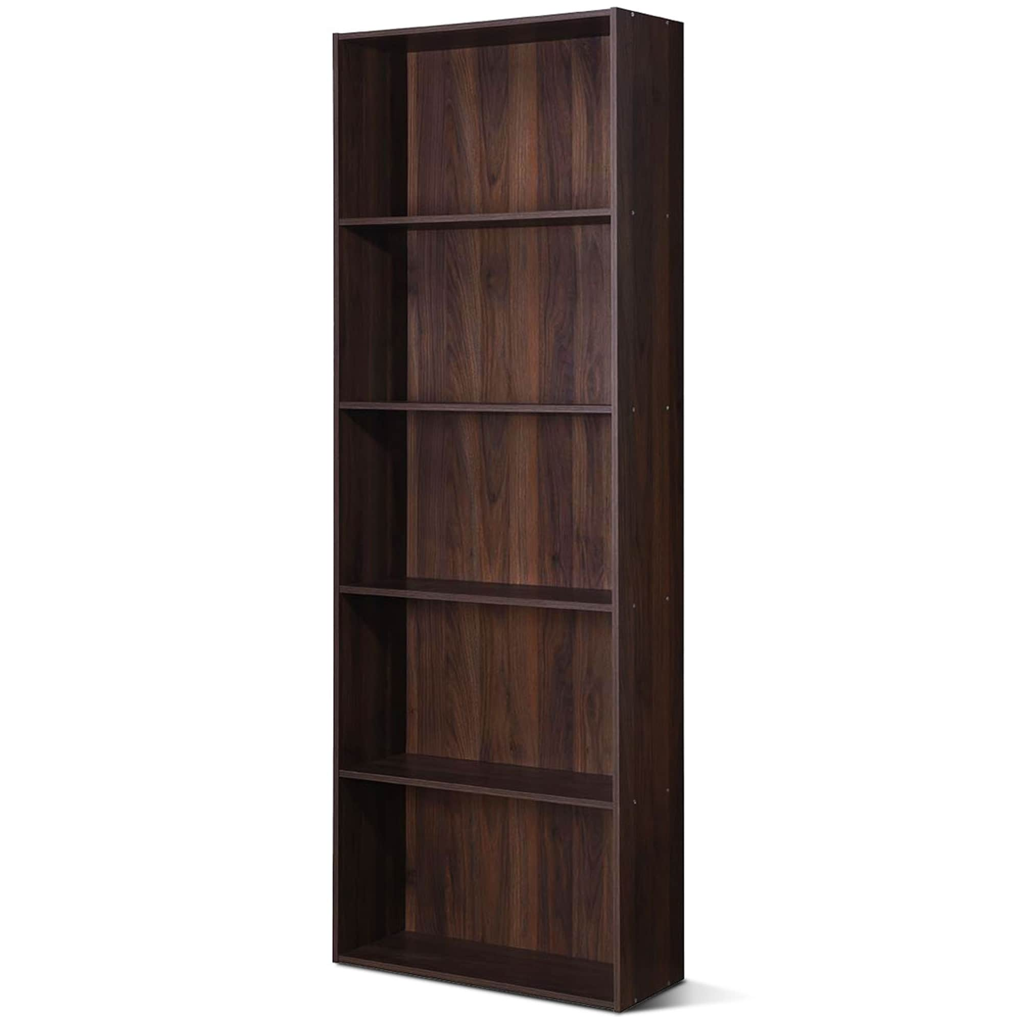 Modern Bookcase, 5-Shelf Storage Organizer Bookshelf with 14-Cube Display  Book Shelf - On Sale - Bed Bath & Beyond - 36775723