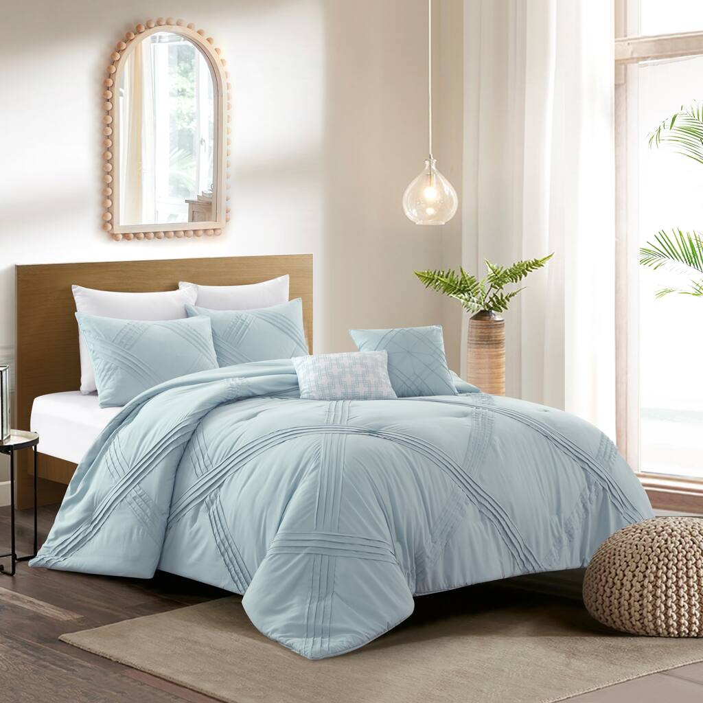 Annalyn 5pc Comforter Set With Shams,Pillows