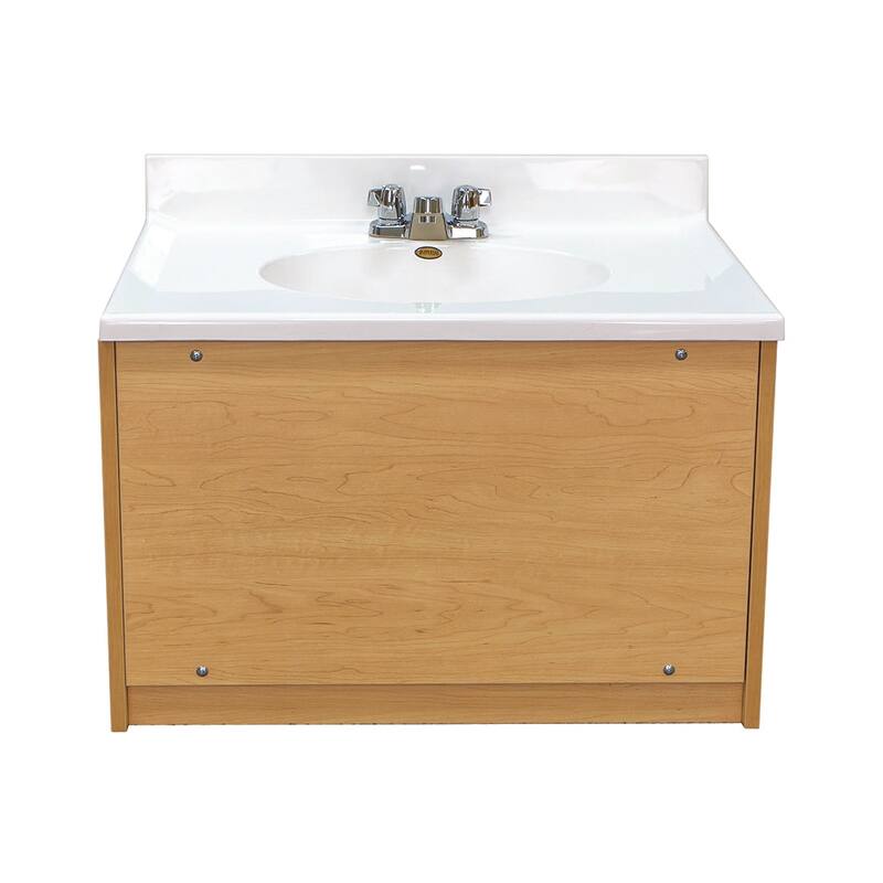 Tot Mate Double Laminate Floor Vanity - 49" x 21" x 21.5"; Unassembled