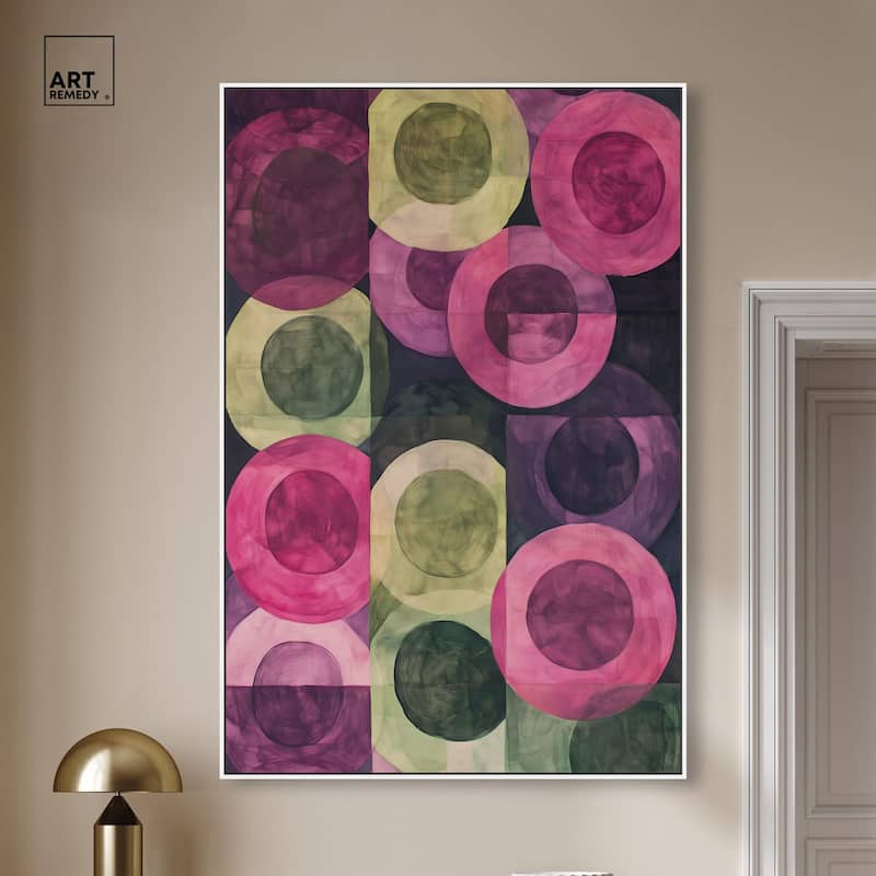 Orbital Pattern Canvas by Art Remedy