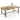 Gymax Acacia Wood Coffee Table Indoor Outdoor Rectangle Center Table