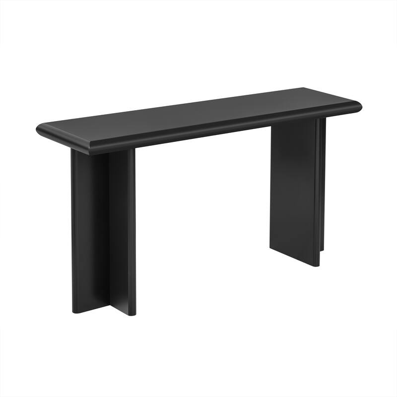 59 Inch Entryway Console Table with L-Shaped Legs （3 Colors）