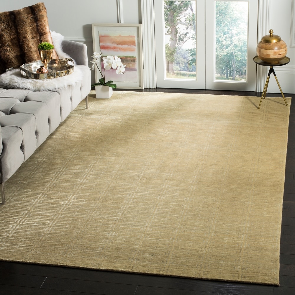 SAFAVIEH Couture Hand-knotted Tibetan Najwa Modern Wool Rug