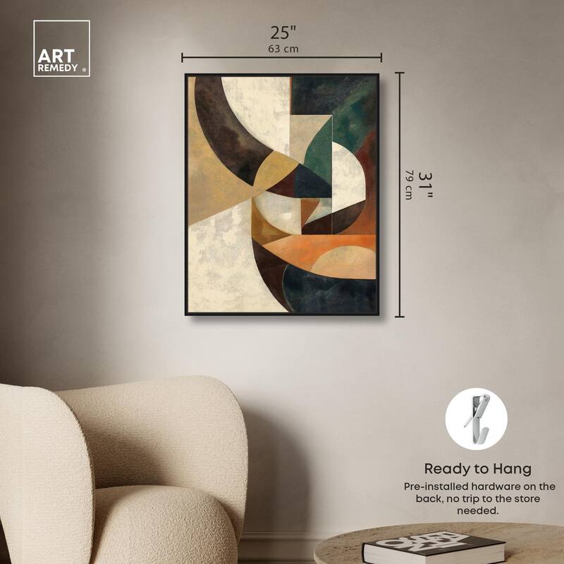 Intersecting Planes Canvas by Art Remedy