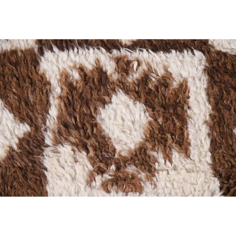 Plush Turkish Anatolian Oriental Runner Rug Hand-knotted Wool Carpet - 3'7"x 10'11"