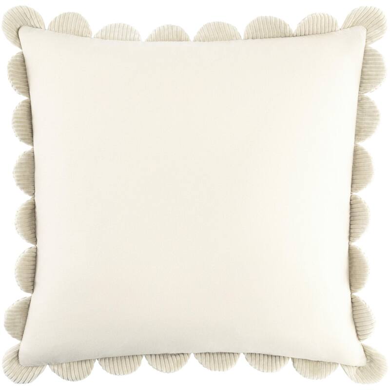 Livabliss Corduroy Quarters Modern Accent Pillow