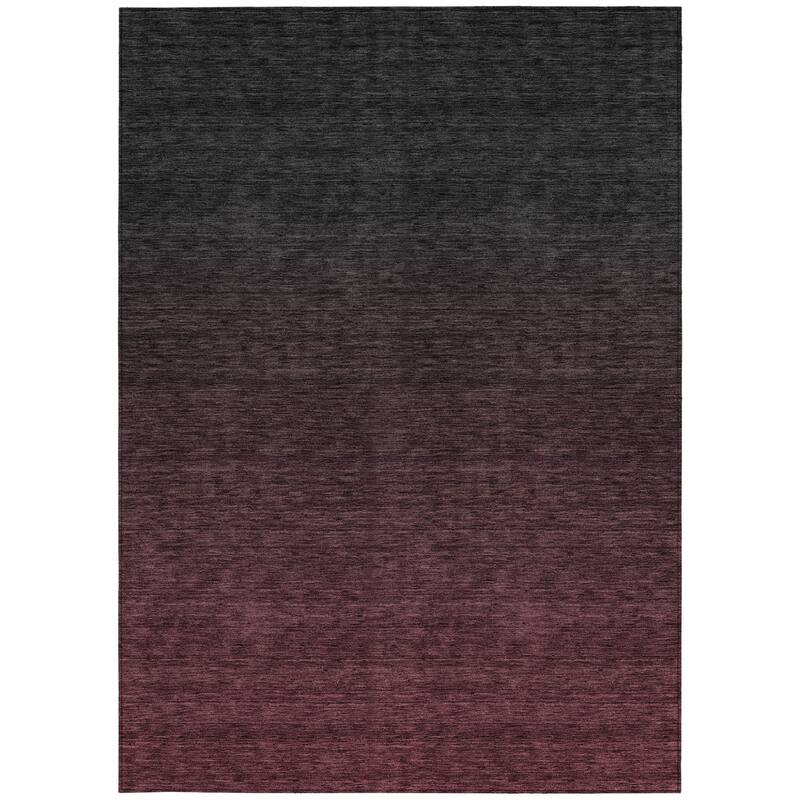 HomeRoots Abstract Transitional Rectangle Outdoor Rug