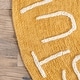 preview thumbnail 94 of 136, Nuloom Alphabet SpinClean Washable Round Rug