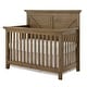 preview thumbnail 1 of 3, Westfield 50" Wide Traditional 4-in-1 Convertible Crib, Harvest Brown