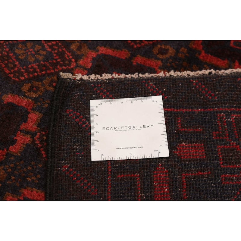 Teimani Red Rug 3'9" x 6'4" - 3'9 x 6'4
