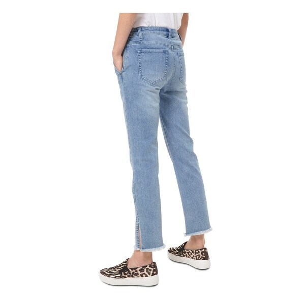 michael kors womens straight leg jeans