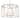 Carson 6 Light Polished Nickel Chandelier - 28'' W x 17'' H