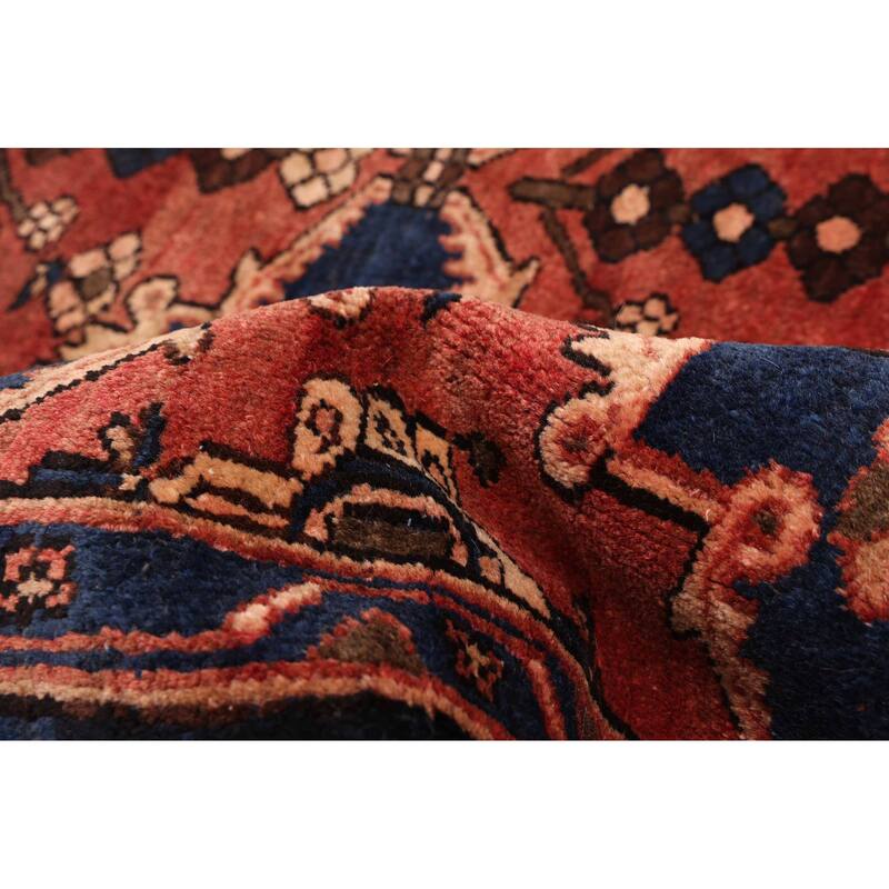 ECARPETGALLERY Hand-knotted Konya Anatolian Dark Red Wool Rug - 4'9 x 6'6