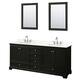 Option Dark Espresso / Giotto Quartz Top / Polished