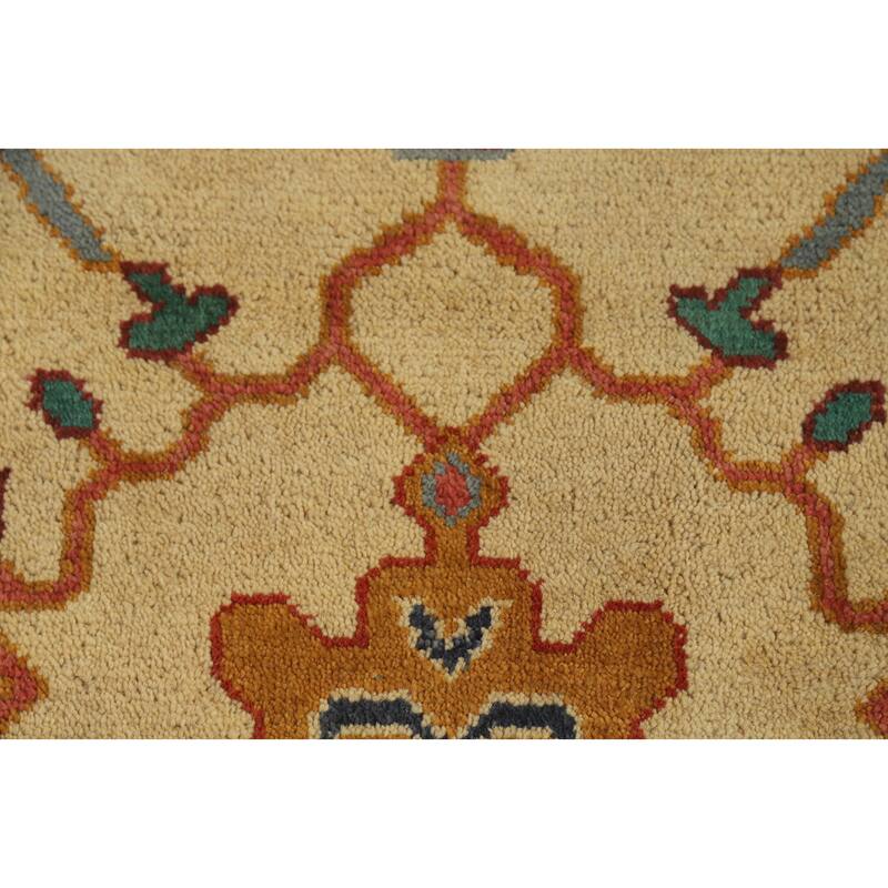 Heriz Serapi Indian Area Rug Handmade Wool Carpet - 9'1" x 12'1"