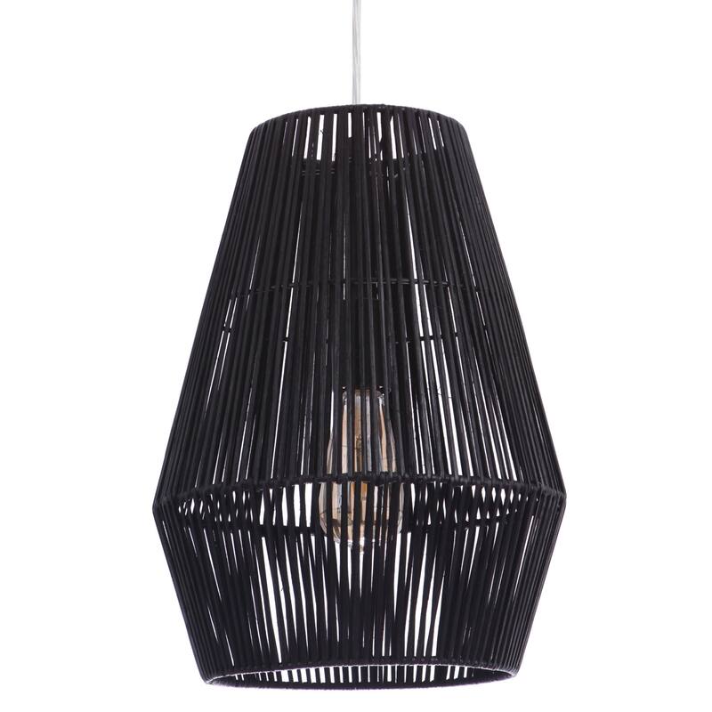Craftmade P2009 Natural Pendant 12" Wide Pendant - Flat Black