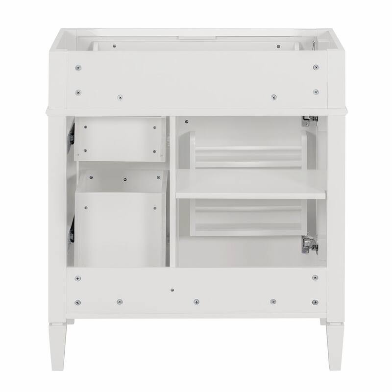30'' Bathroom Vanity with Top Sink Set, Sink Bathroom Vanity