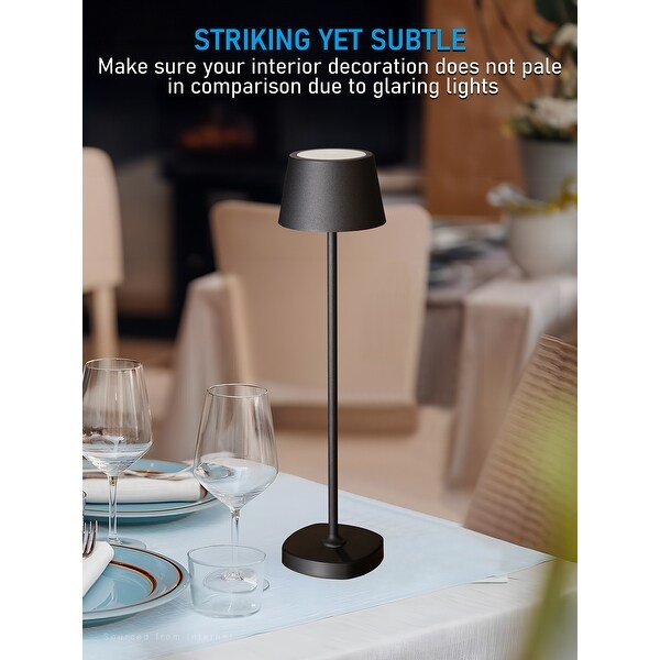 2 Pack LED Rechargeable Table Lamp IP54 Touch Control Dimmable Soft White On Sale Bed Bath Beyond 41782436