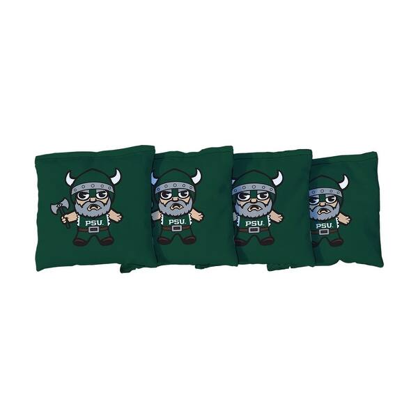 slide 2 of 3, Portland State University Vikings Green Tokyodachi Design Cornhole Bags All-Weather Resin Filled