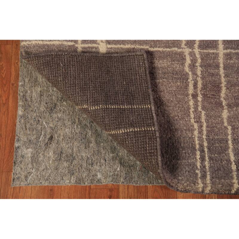 Moroccan Indian Area Rug Handmade Wool Carpet - 5'1" x 7'11"