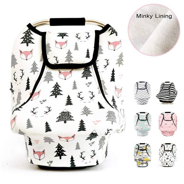 Shop Stretchy Baby Car Seat Covers For Boys Girls Infant Car Canopy Spring Autumn Winter Breathable Waterproof Universal Fit Overstock 23110428