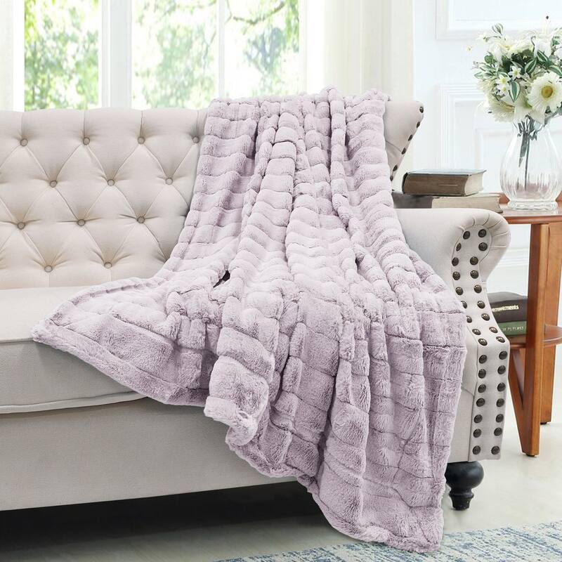 Supermink Decorative Fauxfur Throw 50'' x 60''