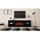 preview thumbnail 2 of 18, Strick & Bolton Amsden Electric Fireplace TV Stand