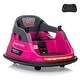 preview thumbnail 22 of 26, Bumper Car 12V Kids Ride on Bumper Car with Remote Control Pink