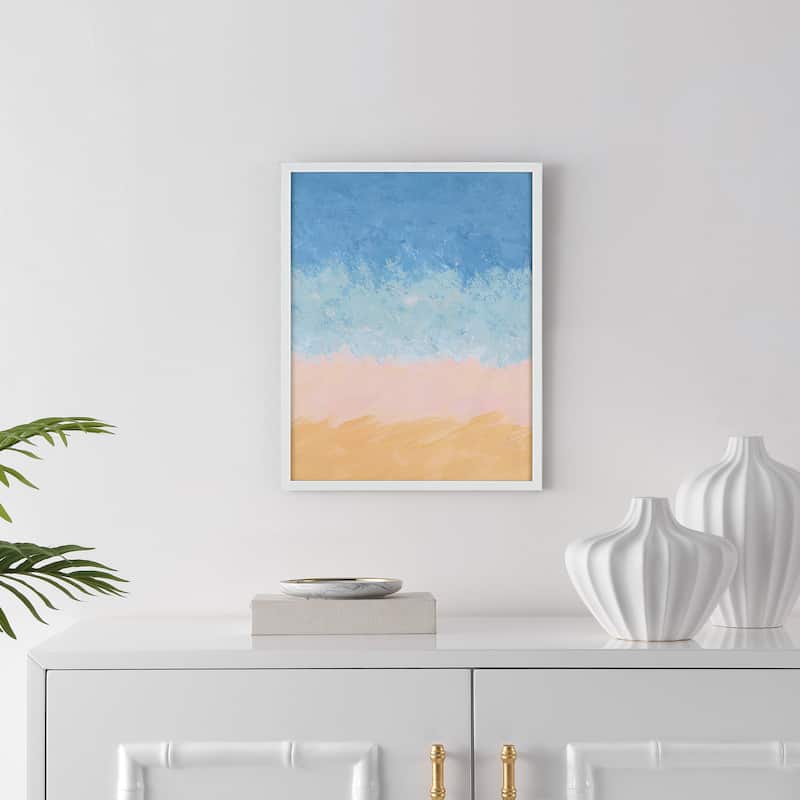 SAFAVIEH Milia Shoreline 16 x 20-inch Framed Wall Art