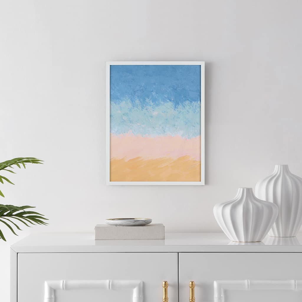 SAFAVIEH Milia Shoreline 16 x 20-inch Framed Wall Art