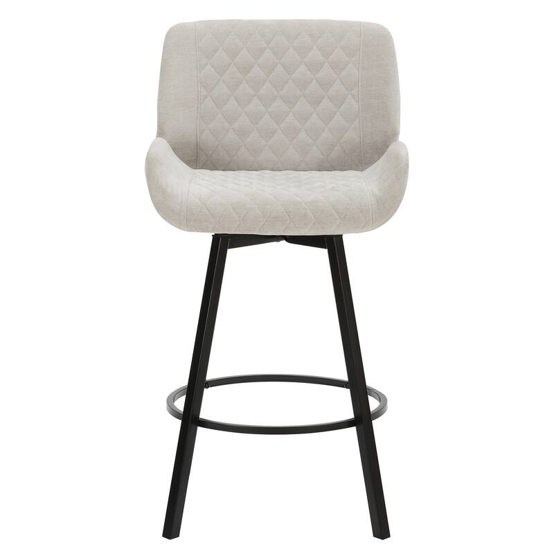 Modern 26" Counter Stool with Swivel, Set of 4