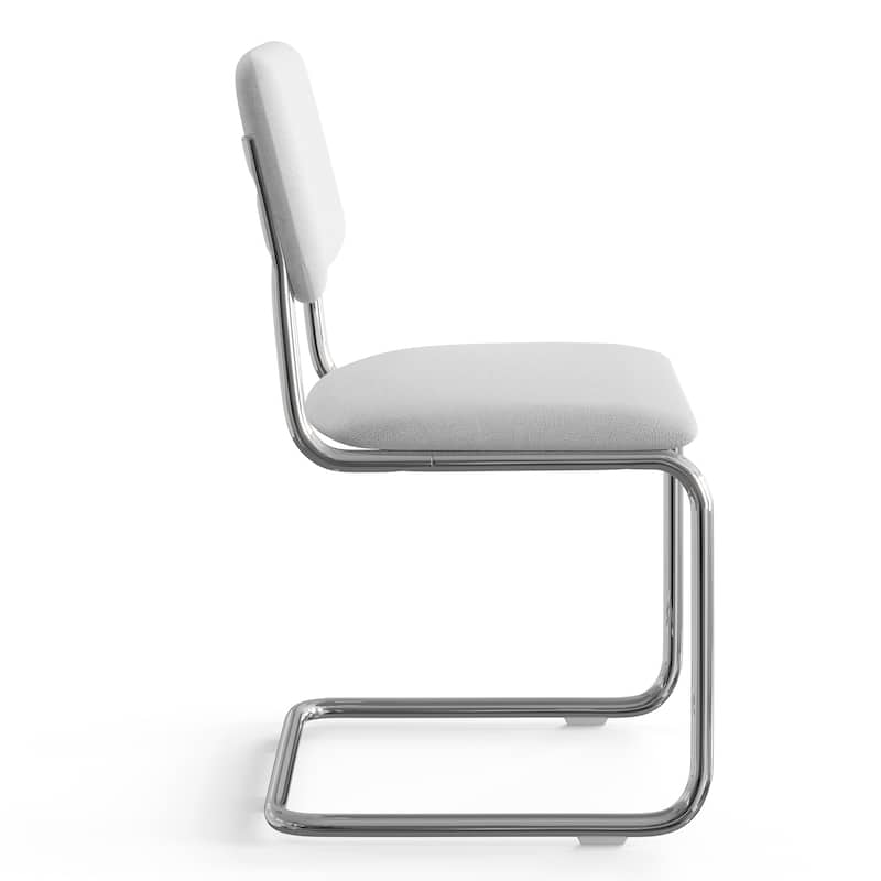 Hayward Fabric Side Chair Chrome Frame (Set Of 2)