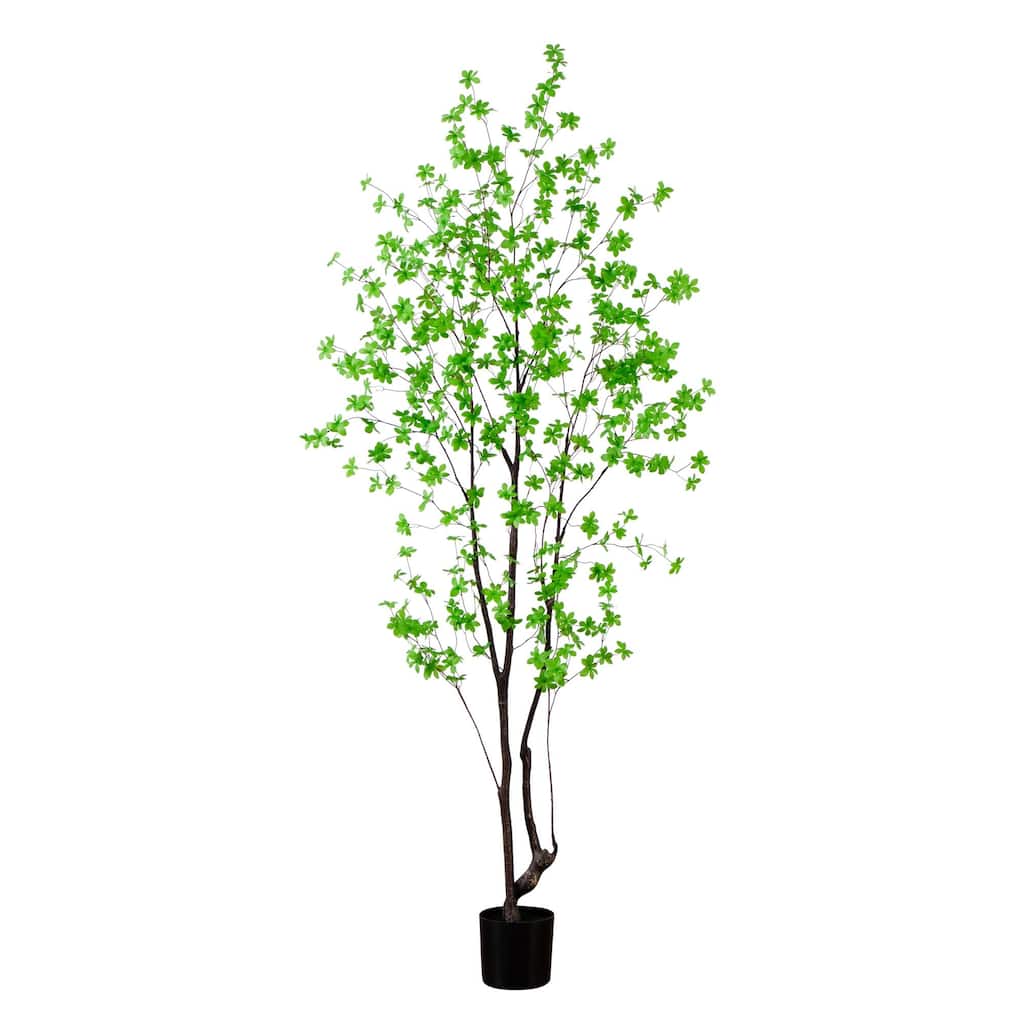 8' Artificial Minimalist Enkianthus Tree - Green