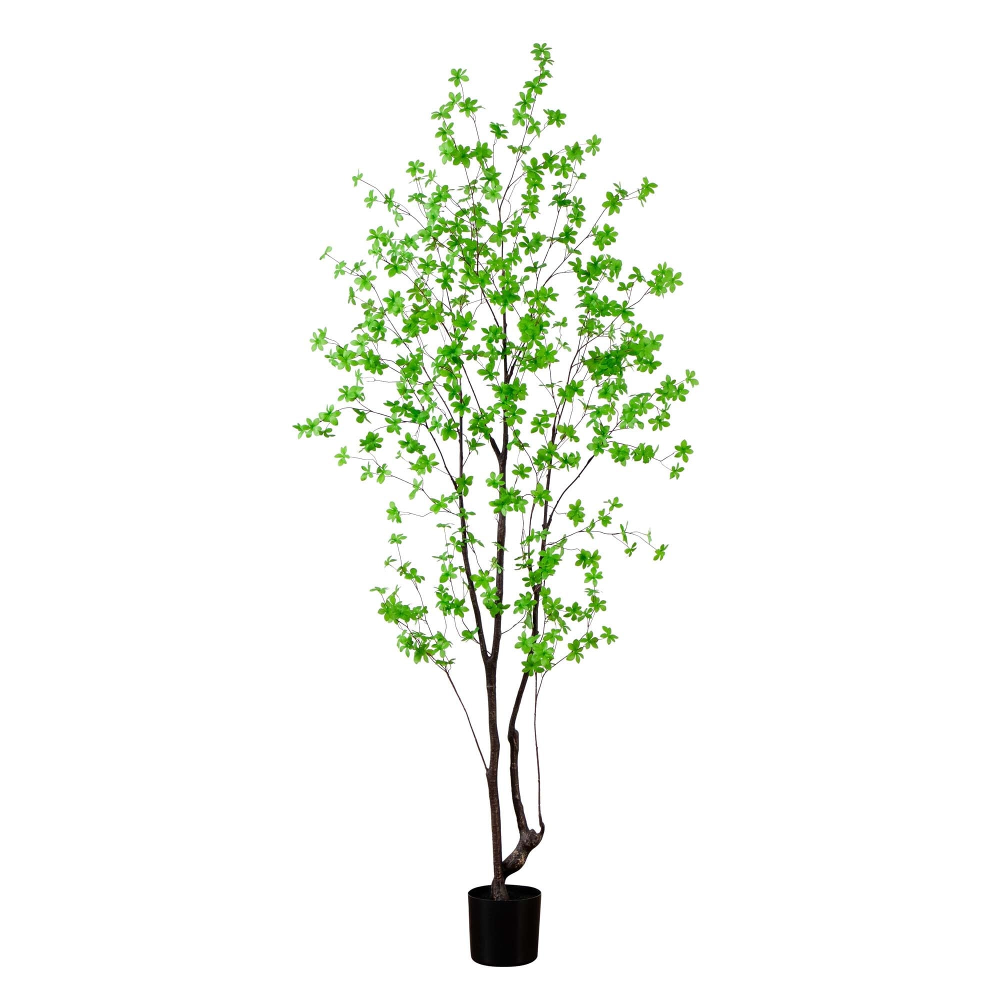 8' Artificial Minimalist Enkianthus Tree - Green