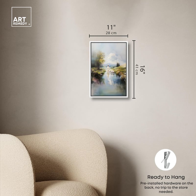 Caretaker's Calm Crossing II Canvas by Art Remedy