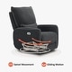 preview thumbnail 7 of 22, MCombo Power Swivel Glider Recliner Chair with USB Charging Ports for Living Room and Nursery, Fabric 6922