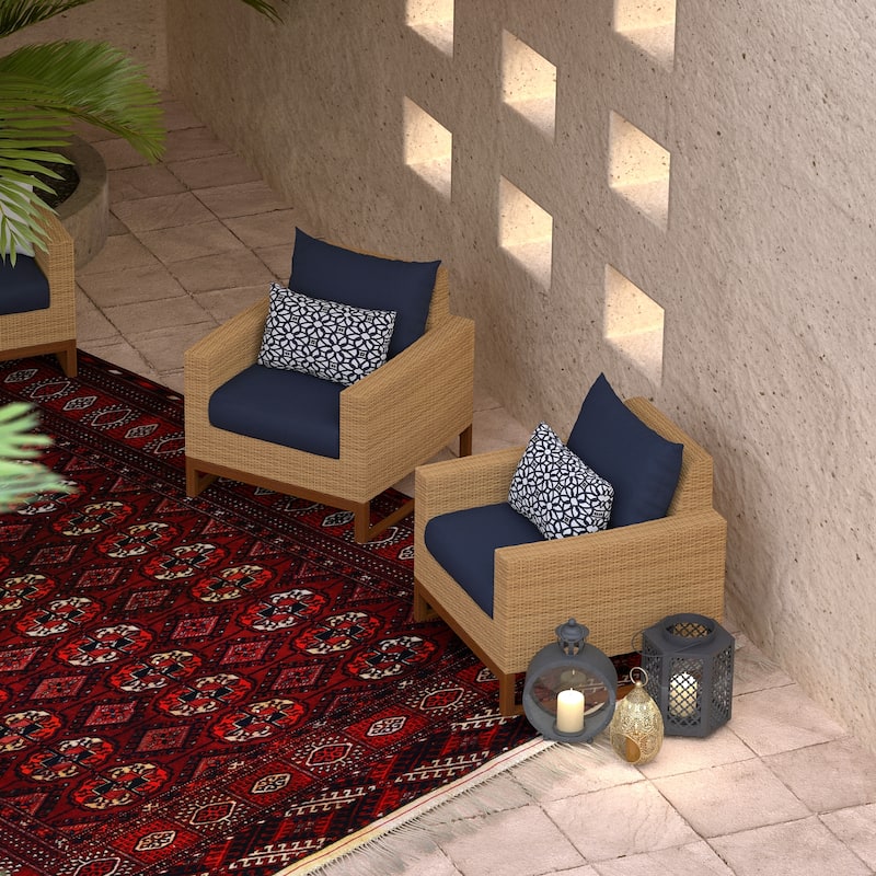Milli 2 Piece Sunbrella Outdoor Patio Club Chairs