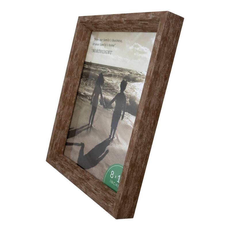 11.25" Classic Brown Picture Frame for 8" x 10" Photos - 8-inchx10-inch