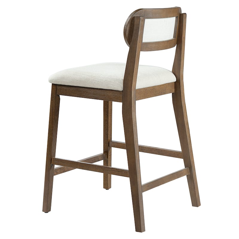 Christopher Knight Home - Kavo Modern Counter Height Bar Stools with Padded Seat & Adjustable Foot Glides