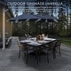 preview thumbnail 19 of 41, Kozyard Butterfly 15' Outdoor Patio Double-Sided Aluminum Umbrella