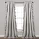 The Gray Barn Gila Curtain Panel Pair - 54X84 - 84 Inches - Light Grey