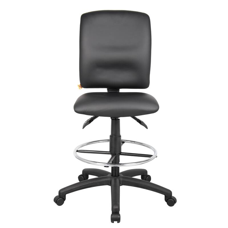 Boss LeatherPlus Multifunction Drafting Stool
