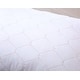 preview thumbnail 6 of 4, Feather and Loom Cotton Quilted Nano Feather Pillow - White