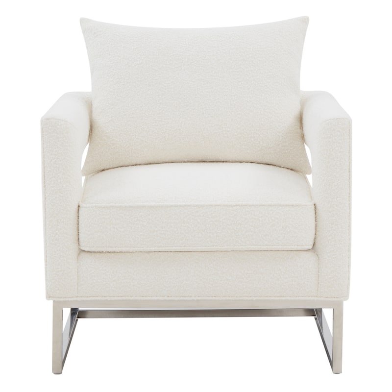 SAFAVIEH Couture Mithlesh Black Velvet Commercial Grade Club Chair - 31Wx29Dx33H