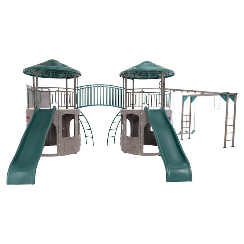 Lifetime Double Adventure Tower with Monkey Bars