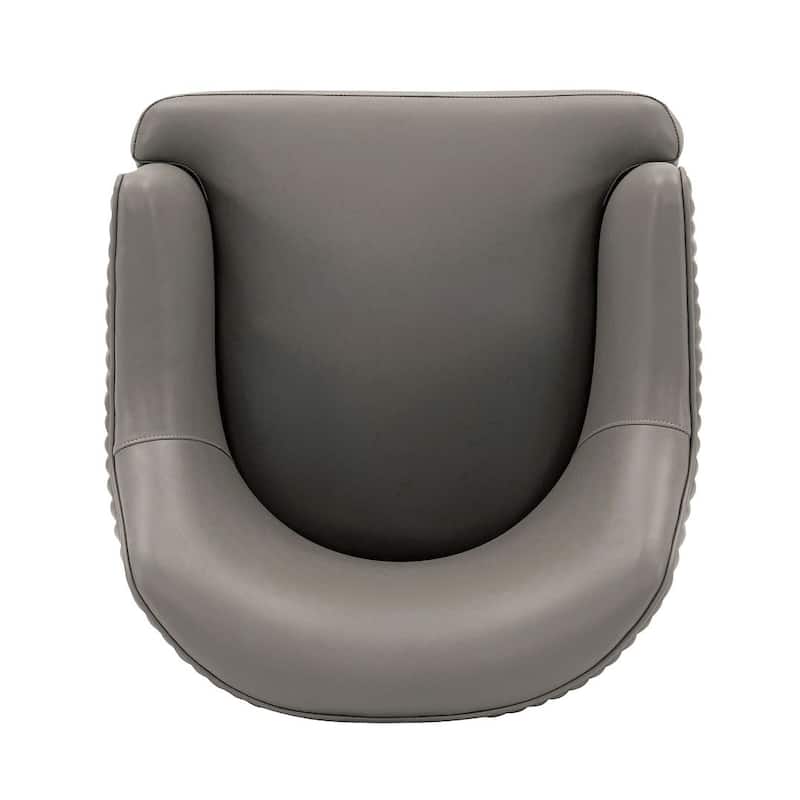 Manhattan Comfort Modern Edra Leatherette Dining Armchair