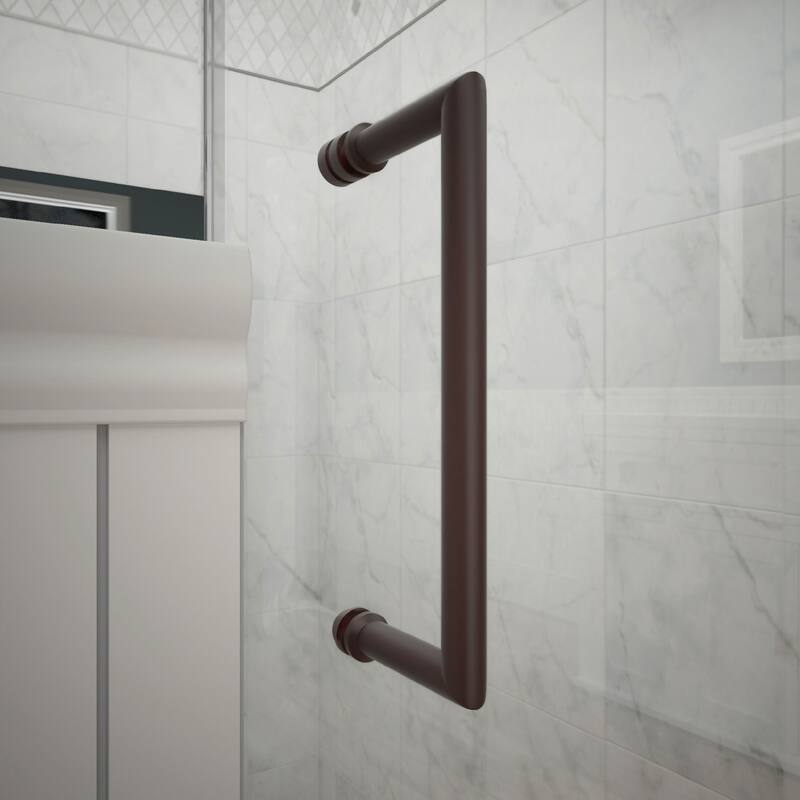 DreamLine Unidoor Plus 41 1/2 in. W x 30 3/8 in. D x 72 in. H Frameless Hinged Shower Enclosure - 30.38" x 41.5"