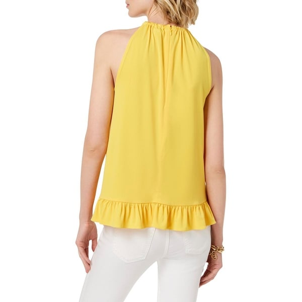 michael kors yellow top