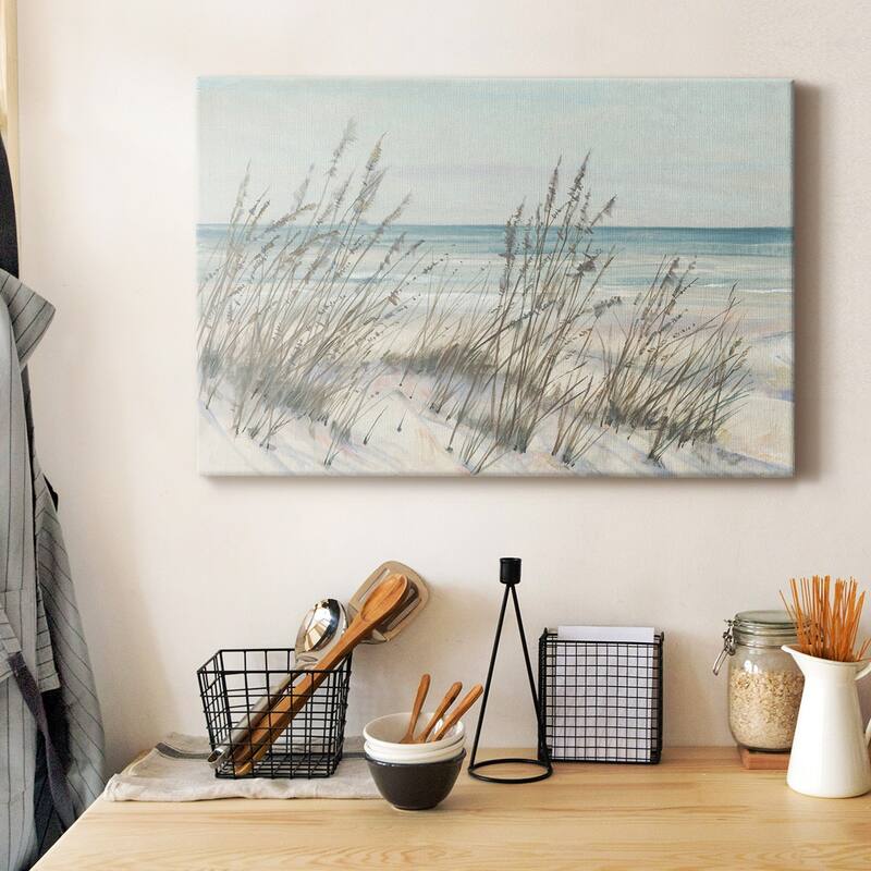 Beach Grass I Premium Gallery Wrapped Canvas - Ready to Hang