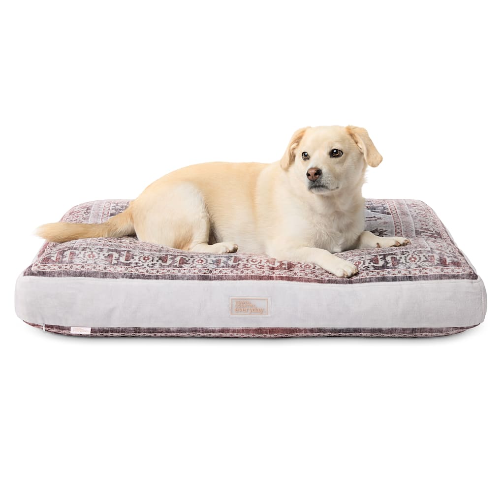 TOWN & COUNTRY EVERYDAY CuddleTown Medallion Pillow Crate Mat Pet Bed